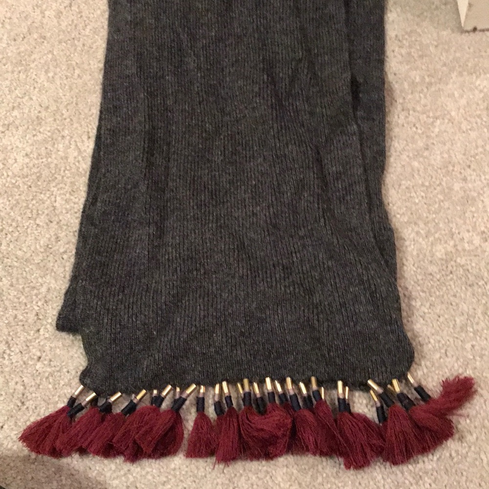never worn jcrew tassel scarf